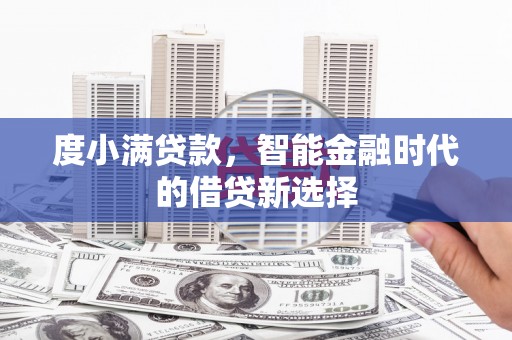 寿丰度小满贷款，智能金融时代的借贷新选择