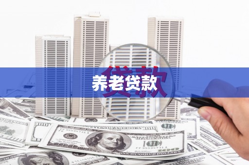 寿丰养老贷款