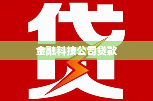 寿丰金融科技公司贷款
