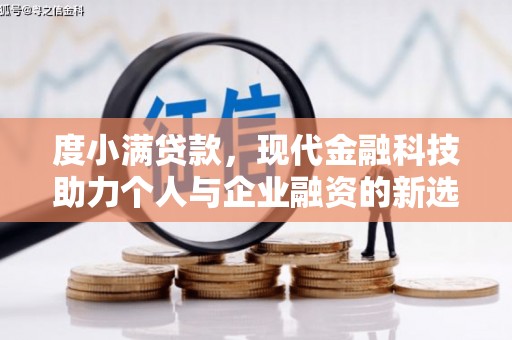 寿丰度小满贷款，现代金融科技助力个人与企业融资的新选择