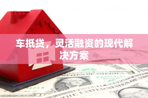 寿丰车抵贷，灵活融资的现代解决方案