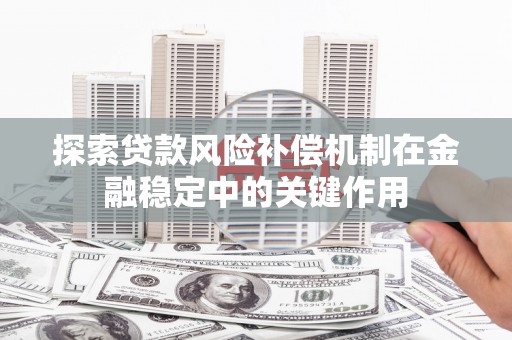 寿丰探索贷款风险补偿机制在金融稳定中的关键作用