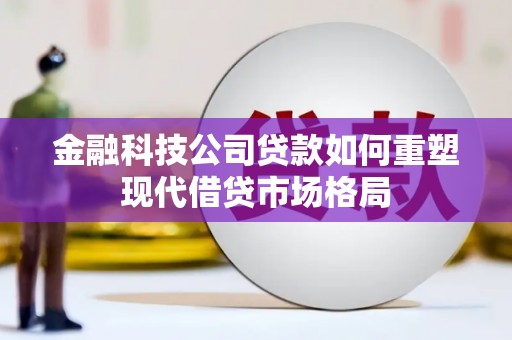 寿丰金融科技公司贷款如何重塑现代借贷市场格局