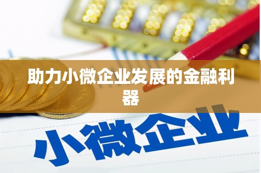 寿丰助力小微企业发展的金融利器