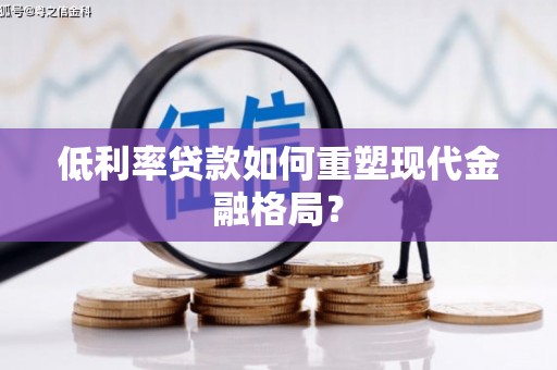 寿丰低利率贷款如何重塑现代金融格局？