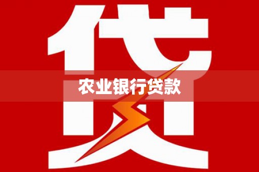寿丰农业银行贷款