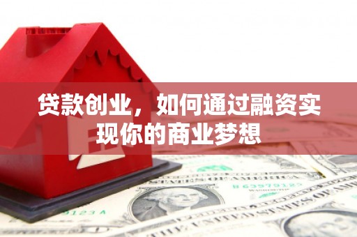 寿丰贷款创业，如何通过融资实现你的商业梦想