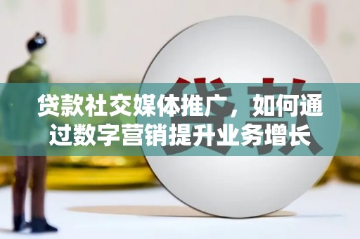 寿丰贷款社交媒体推广，如何通过数字营销提升业务增长