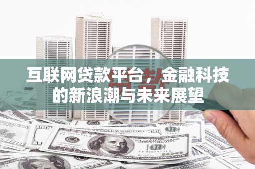 寿丰互联网贷款平台，金融科技的新浪潮与未来展望