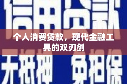 寿丰个人消费贷款，现代金融工具的双刃剑
