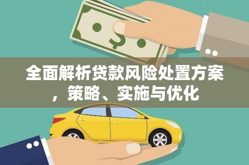 寿丰全面解析贷款风险处置方案，策略、实施与优化