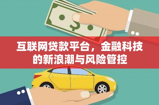 寿丰互联网贷款平台，金融科技的新浪潮与风险管控