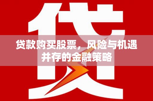 寿丰贷款购买股票，风险与机遇并存的金融策略