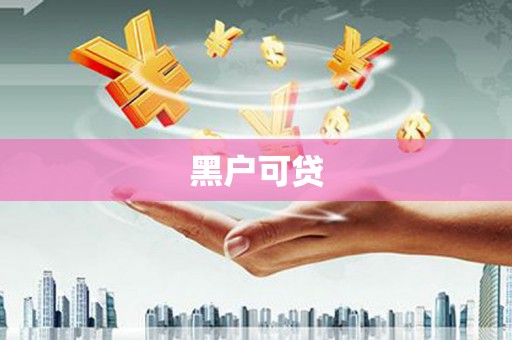 寿丰黑户可贷