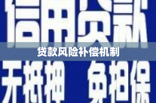 寿丰贷款风险补偿机制