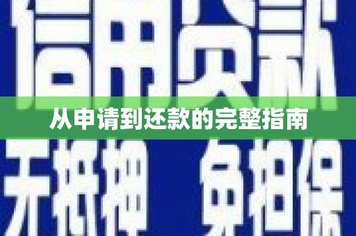 寿丰从申请到还款的完整指南