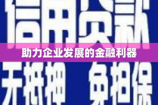 寿丰助力企业发展的金融利器