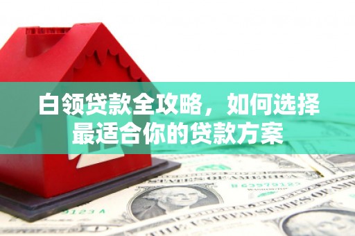 寿丰白领贷款全攻略，如何选择最适合你的贷款方案
