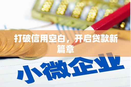 寿丰打破信用空白，开启贷款新篇章